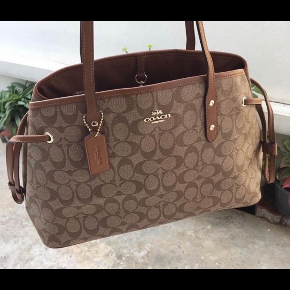 Coach Drawstring Carryall in Signature Canvas